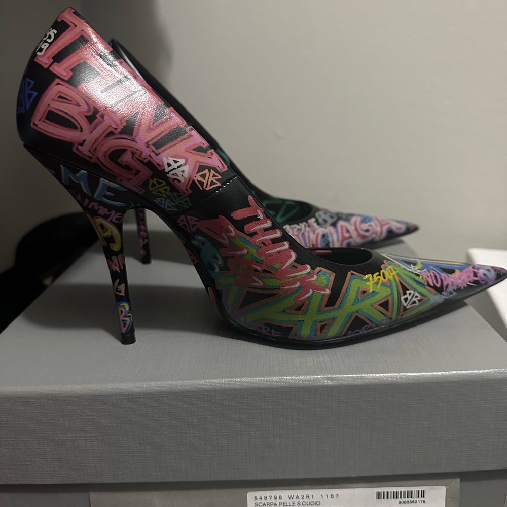 Balenciaga heels size 10 worn